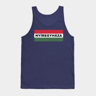 Nyíregyháza City in Hungarian Flag Tank Top